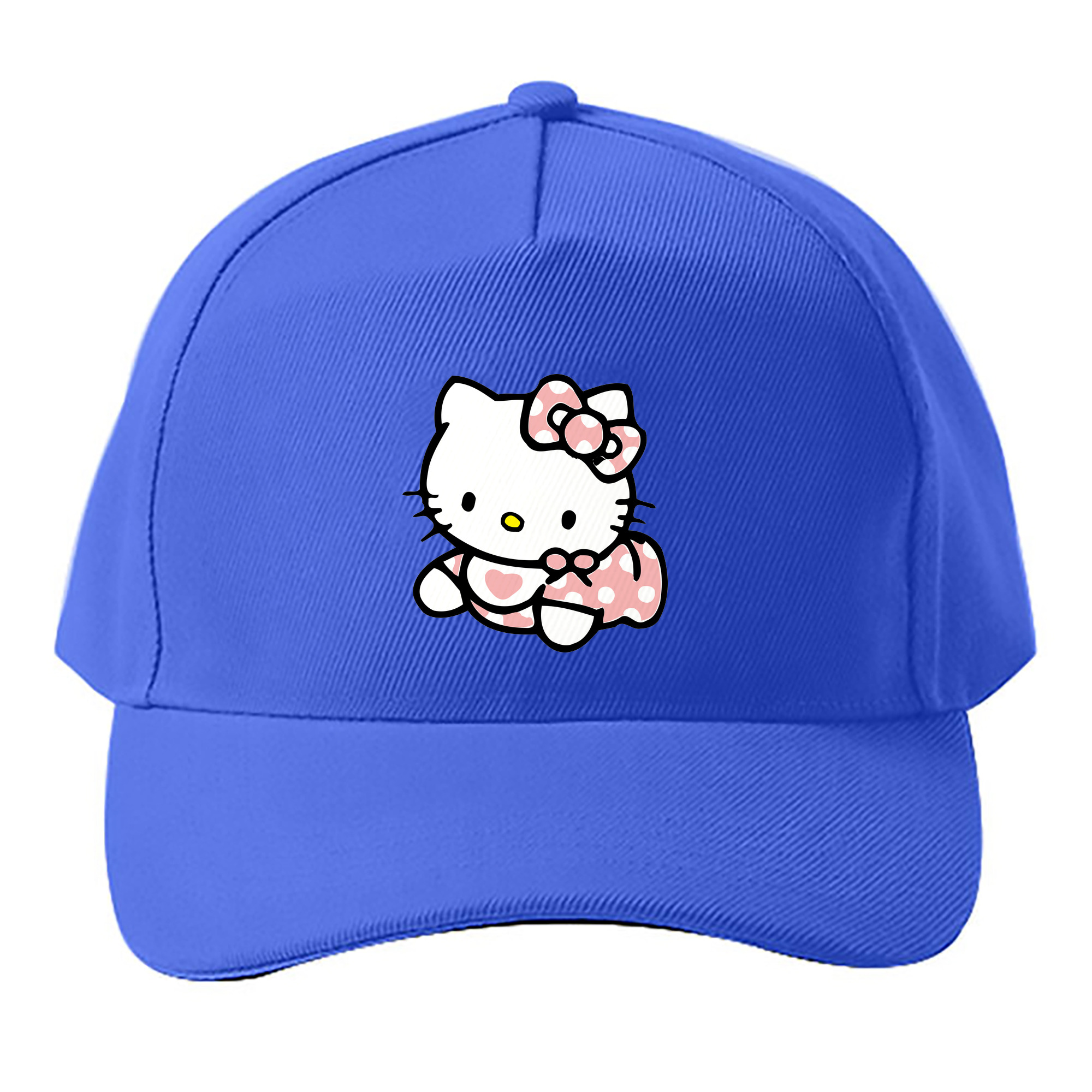 （画像用） Hello Kitty ハローキティ ベースボールキャップ 綿100％ 男女兼用 帽子 スポーツ